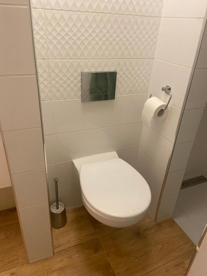 Ferienwohnung Maly Apartament Z Kuchnia I Lazienka Stettin Exterior foto